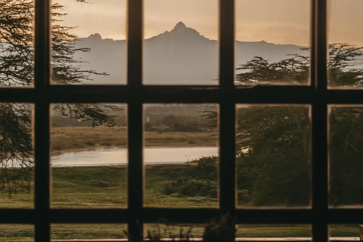 Mount Kenya from Mukima
